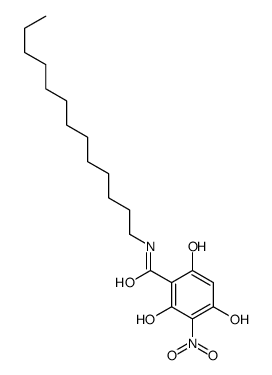 2,4,6-trihydroxy-3-nitro-N-tridecylbenzamide结构式