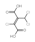 2-chloro-3-(dichloromethyl)-butenedioicacid structure