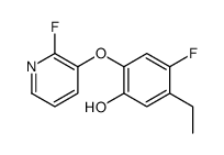 5-ethyl-4-fluoro-2-(2-fluoropyridin-3-yl)oxyphenol Structure