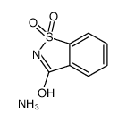 azane,1,1-dioxo-1,2-benzothiazol-3-one结构式