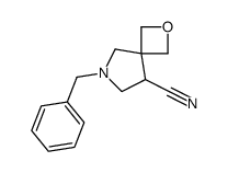 6-benzyl-2-oxa-6-azaspiro[3.4]octane-8-carbonitrile Structure