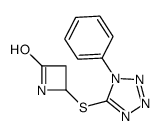 4-(1-phenyltetrazol-5-yl)sulfanylazetidin-2-one结构式