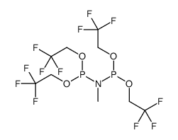 N,N-bis[bis(2,2,2-trifluoroethoxy)phosphanyl]methanamine Structure