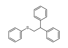 (2,2-diphenylethyl)(phenyl)sulfane Structure