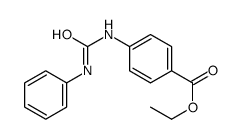 ethyl 4-(phenylcarbamoylamino)benzoate structure