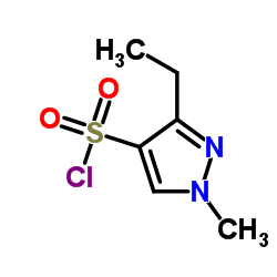 3-Ethyl-1-methyl-1H-pyrazole-4-sulfonyl chloride Structure