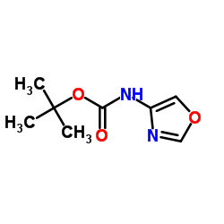 tert-Butyl oxazol-4-ylcarbamate Structure