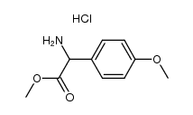 amino(3-chloro-4-methoxyphenyl)acetic acid methyl ester hydrochloride结构式
