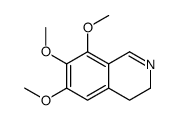 6,7,8-trimethoxy-3,4-dihydroisoquinoline结构式