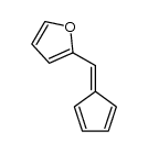 2-(cyclopenta-2,4-dien-1-ylidenemethyl)furan结构式
