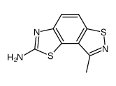 Thiazolo[5,4-e][1,2]benzisothiazole, 2-amino-8-methyl- (7CI,8CI) Structure