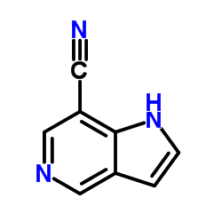 1H-Pyrrolo[3,2-c]pyridine-7-carbonitrile结构式