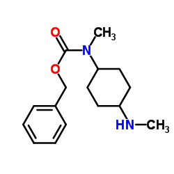 Benzyl methyl[4-(methylamino)cyclohexyl]carbamate结构式