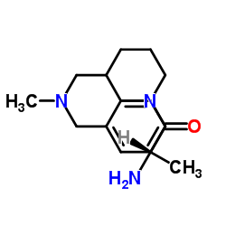 (2S)-2-Amino-1-(3-{[benzyl(methyl)amino]methyl}-1-piperidinyl)-1-propanone结构式