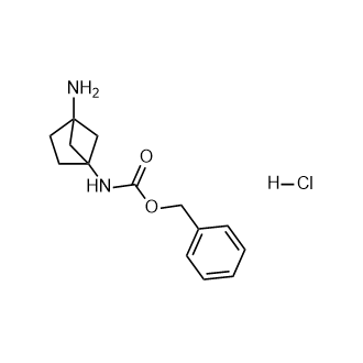 (4-氨基双环[2.1.1]己烷-1-基)氨基甲酸苄酯盐酸盐结构式