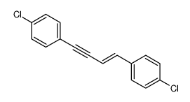 1-chloro-4-[4-(4-chlorophenyl)but-1-en-3-ynyl]benzene Structure