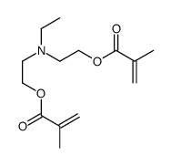 2-[ethyl-[2-(2-methylprop-2-enoyloxy)ethyl]amino]ethyl 2-methylprop-2-enoate结构式