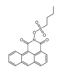 N-(1-butanesulfonyloxy)anthracene-1,9-dicarboximide结构式