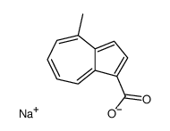 4-methylazulene-1-carboxylic acid sodium salt结构式