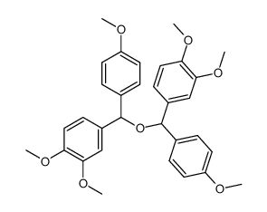 bis[(p-anisyl)(3,4-dimethoxyphenyl)methyl] ether Structure