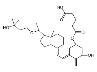 22-oxacalcitriol-3-hemiglutarate结构式