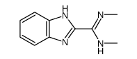 2-Benzimidazolecarboxamidine,N,N-dimethyl-(8CI) structure