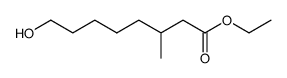 ethyl 8-hydroxy-3-methyloctanoate结构式