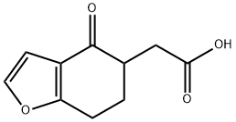 4-Oxo-4,5,6,7-tetrahydrobenzo[b]furan-5-ylacetic acid Structure