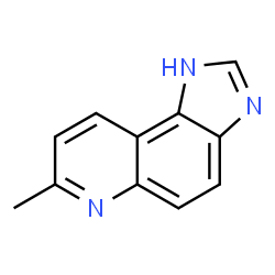 1H-Imidazo[4,5-f]quinoline,7-methyl-(9CI)结构式