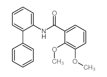 Benzamide,N-[1,1'-biphenyl]-2-yl-2,3-dimethoxy-结构式