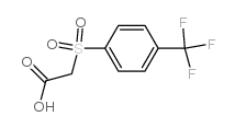 (4-TRIFLUOROMETHYLBENZENESULFONYL)-ACETIC ACID结构式
