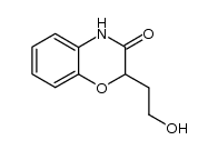 3,4-Dihydro-2-(2-hydroxyethyl)-3-oxo-2H-1,4-benzoxazine Structure