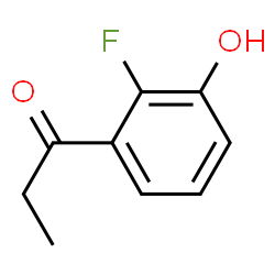 1-Propanone,1-(2-fluoro-3-hydroxyphenyl)- structure