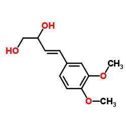 4-(3,4-二甲氧基苯基)-3-丁烯-1,2-二醇图片