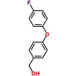 [4-(4-Fluorophenoxy)phenyl]methanol结构式