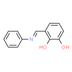 1,2-Benzenediol, 3-[(phenylimino)methyl]-, (E)- (9CI) Structure