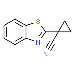 1-(Benzo[d]thiazol-2-yl)cyclopropanecarbonitrile Structure