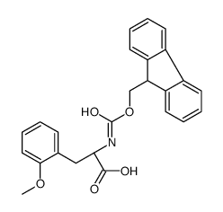 Fmoc-2-Methoxy-D-Phenylalanine结构式