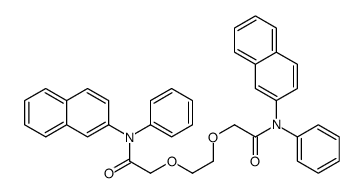 N-naphthalen-2-yl-2-[2-[2-(N-naphthalen-2-ylanilino)-2-oxoethoxy]ethoxy]-N-phenylacetamide结构式