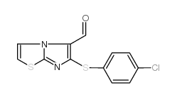 6-[(4-氯苯基)硫代]咪唑[2,1-B][1,3]噻唑-5-甲醛图片