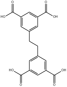 1,2-二(5-异酞酸基)乙烷结构式