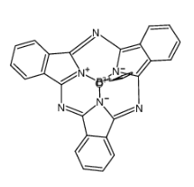 轴向苯氧硼亚酞菁结构式