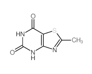 8-methyl-7-thia-2,4,9-triazabicyclo[4.3.0]nona-8,10-diene-3,5-dione结构式
