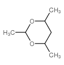 2,4,6-trimethyl-1,3-dioxane structure