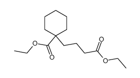 4-(1-ethoxycarbonyl-cyclohexyl)-butyric acid ethyl ester结构式