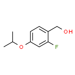 [2-Fluoro-4-(propan-2-yloxy)phenyl]methanol结构式