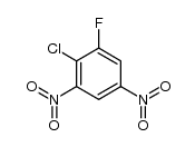 2-chloro-1-fluoro-3,5-dinitrobenzene结构式
