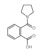 2-(pyrrolidine-1-carbonyl)benzoic acid Structure