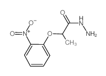 2-(2-nitrophenoxy)propanehydrazide structure