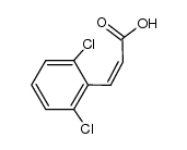 (Z)-3-(2,6-Dichlorophenyl)propenoic acid structure